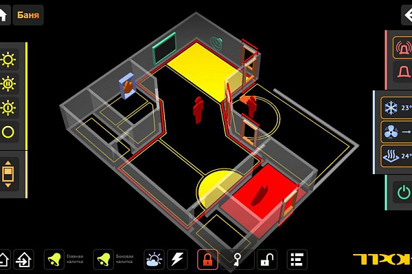 3D-графика и "Умный дом": система THRONE 3D Control